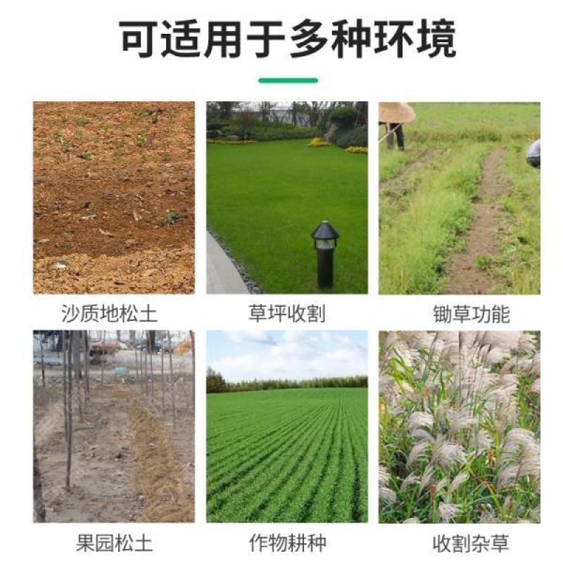 四冲程手推式除草机割草机小型多功能农用开沟机锄草机松土