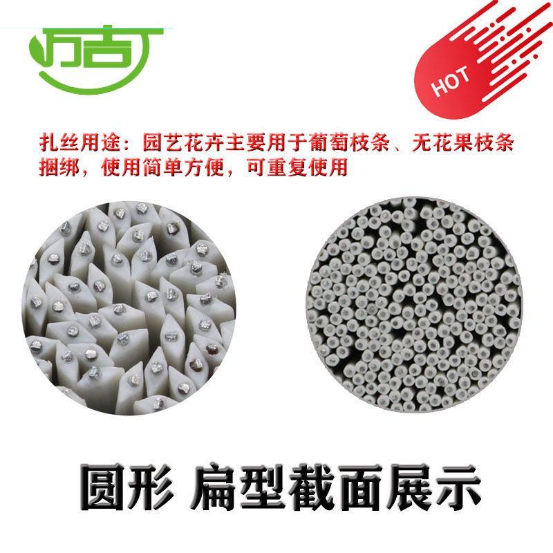葡萄扎丝一万条园林扎带捆绑电光缆扎线扎带绑丝扎条电镀锌铁