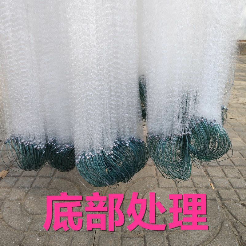 渔网白条鱼网1指粘网半指单层挂网沉网浮网捕鱼网（包邮）