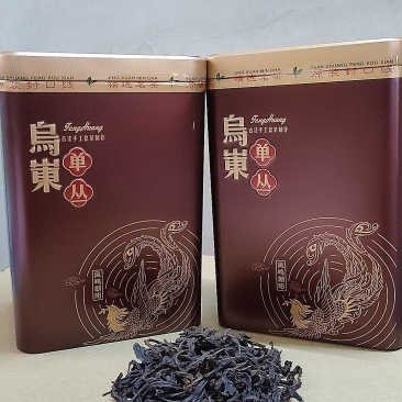 潮州乌岽单丛茶茶型紧实淡淡的蕃薯叶香一件一提两罐配袋