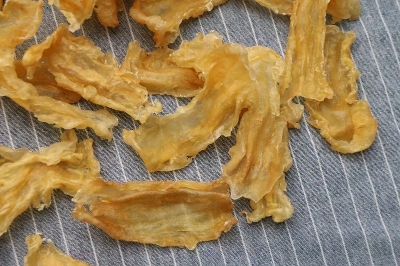 110头原色新西兰鳕鱼胶花胶批发泡发厚肉胶质好