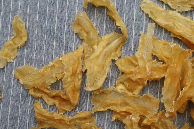 110头原色新西兰鳕鱼胶花胶批发泡发厚肉胶质好