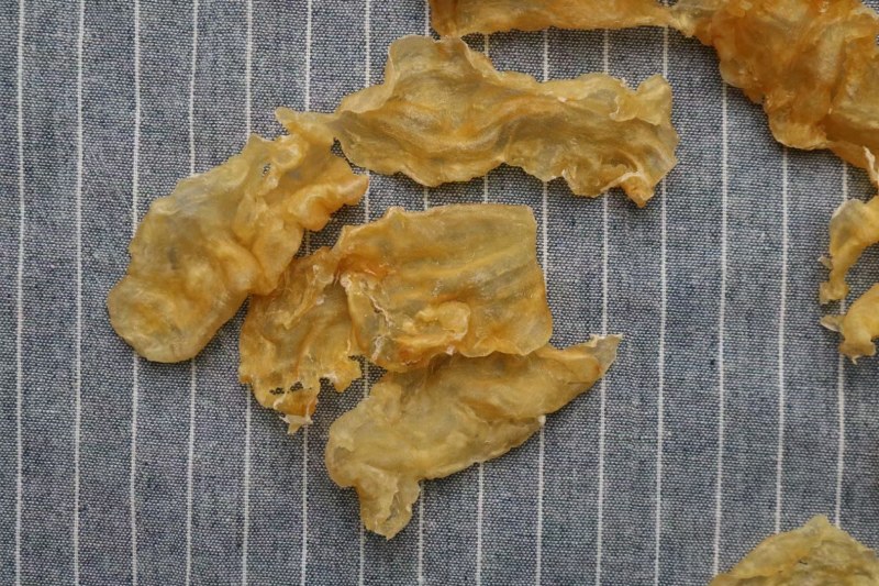 110头原色新西兰鳕鱼胶花胶批发泡发厚肉胶质好