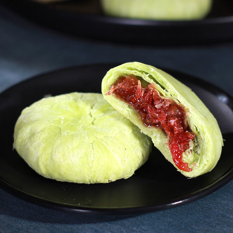 云南特产鲜花饼正宗玫瑰花饼手工糕点点心早餐整箱休闲零食小