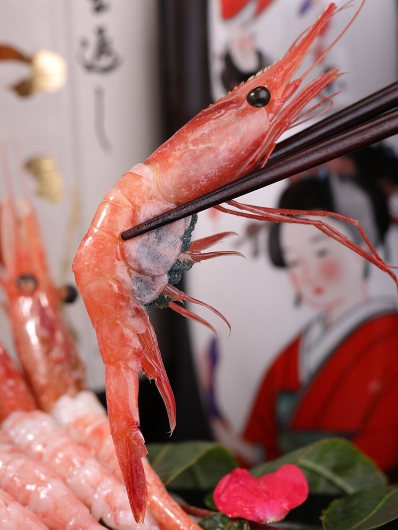 顺丰包邮超低温甜虾，各规格齐全，一件包邮，刺身级别