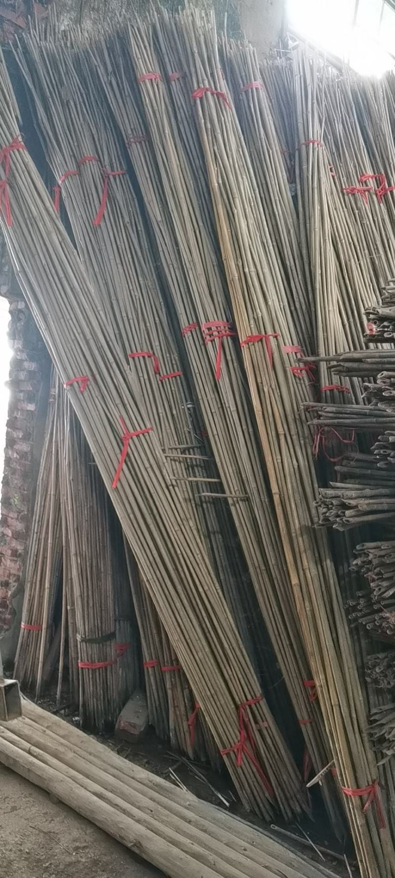 旗杆小种菜竹竿插地专用细条架黄瓜豆角室内外竹子隔断挡墙爬