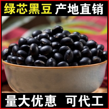 黑豆青仁大黑豆药黑豆50斤彩包装，支持上门看货