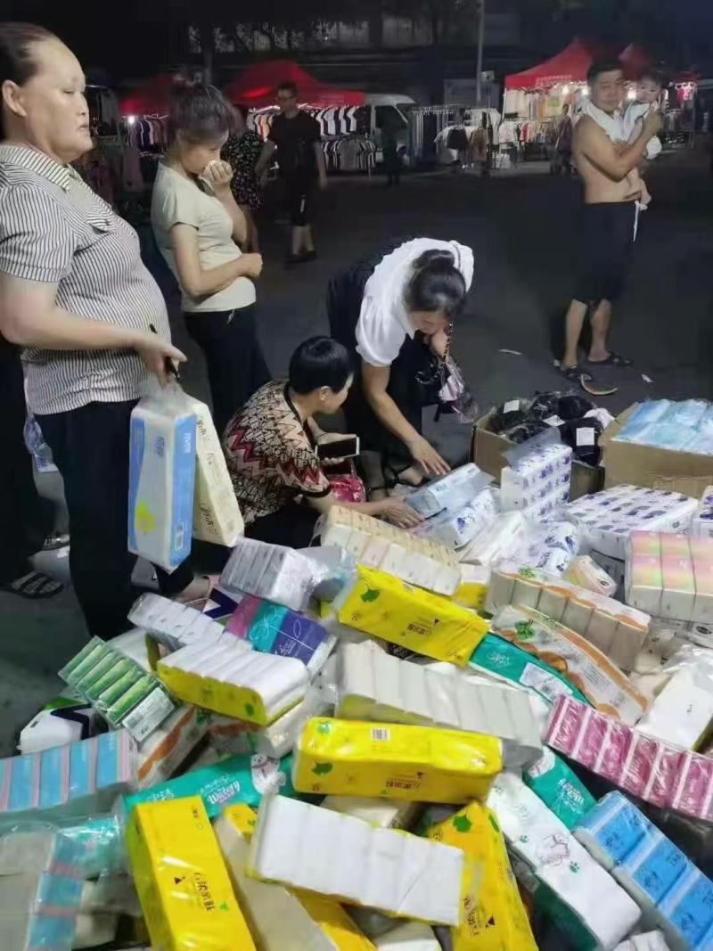 抽纸卷纸抽取式面巾纸10元店超市赶集地摊甩卖跑量模式