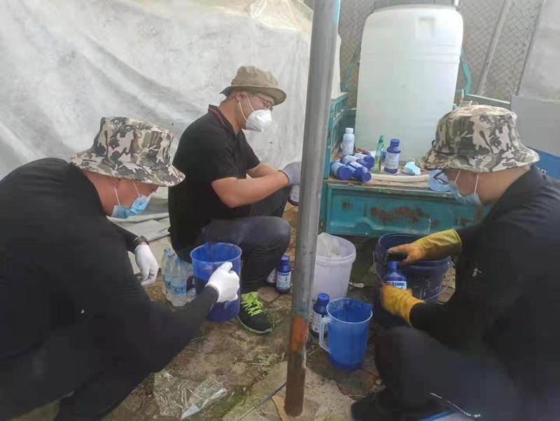 25%噻虫嗪咯菌腈精甲霜灵小麦水稻花生土豆大蒜蓝色拌种剂