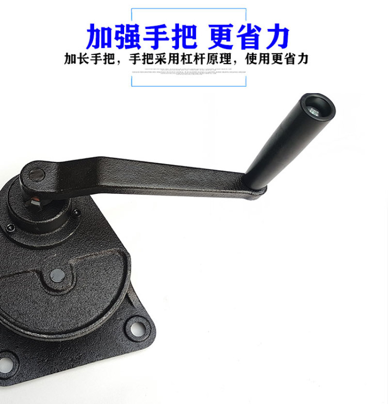 猪场卷帘机铸铁养殖场卷帘布手动手摇升降器
