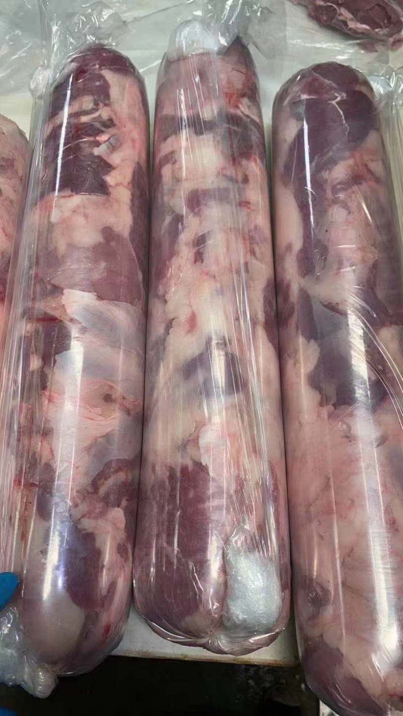 🔥本地育肥羊纯干无水精修去油羊肉卷一手货源🔥基地直发