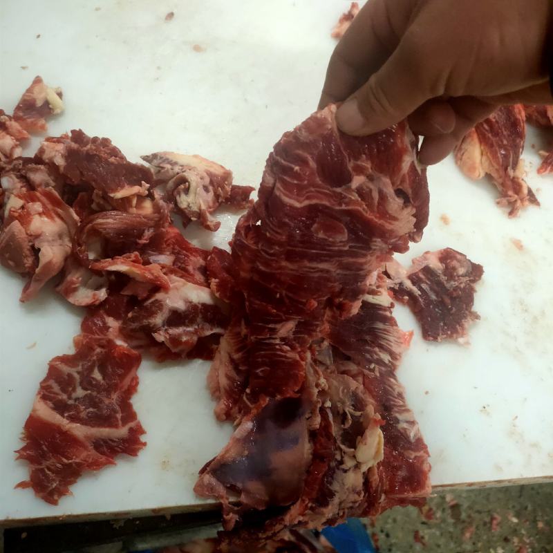 纯干牛碎肉，纯手工，一手货源厂家直销大量现货批发零售