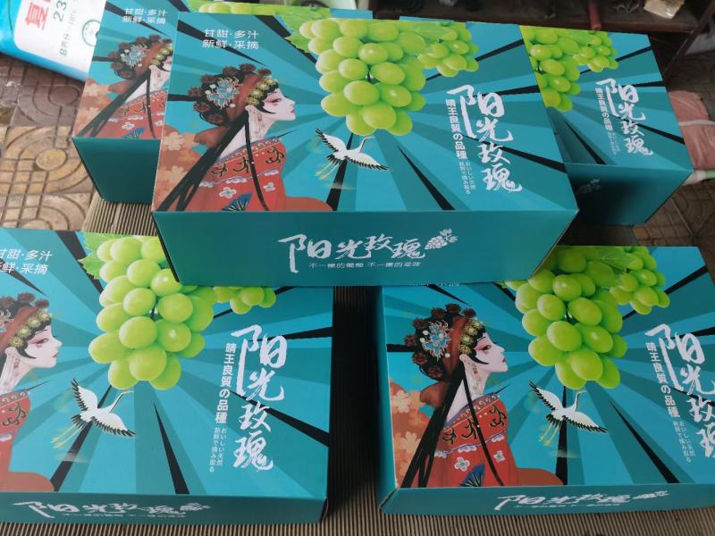 鲁山县阳光玫瑰葡萄热销中