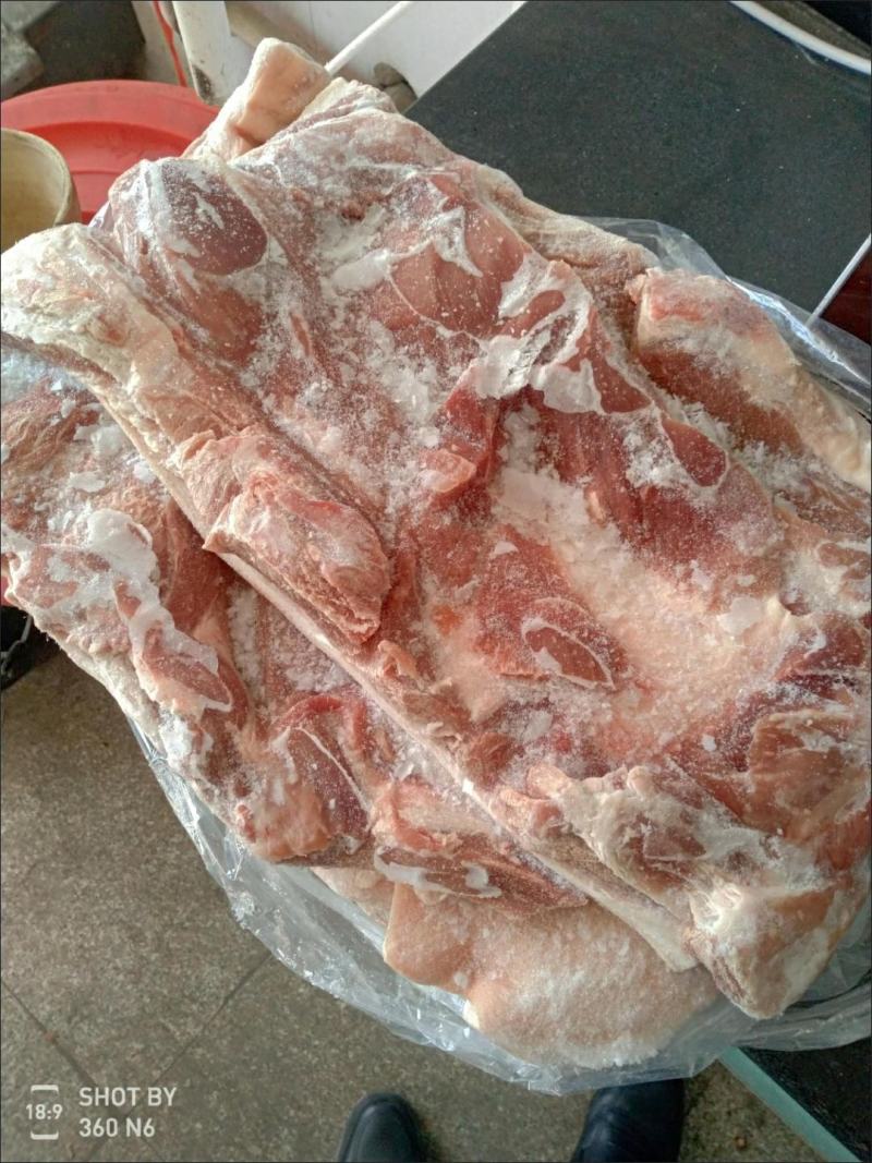鲜冻五花肉带皮五花肉冷冻前五花20斤带皮前腿五花腊肉快餐