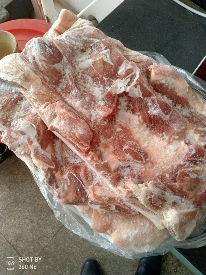鲜冻五花肉带皮五花肉冷冻前五花20斤带皮前腿五花腊肉快餐