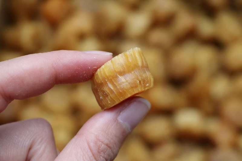 B厂特级货120头日本元贝瑶柱足干个头大一级货