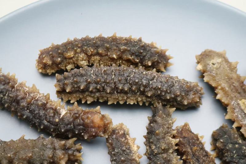 AA精选30头淡干印尼黑刺王淡干货8倍泡发率带刺海参