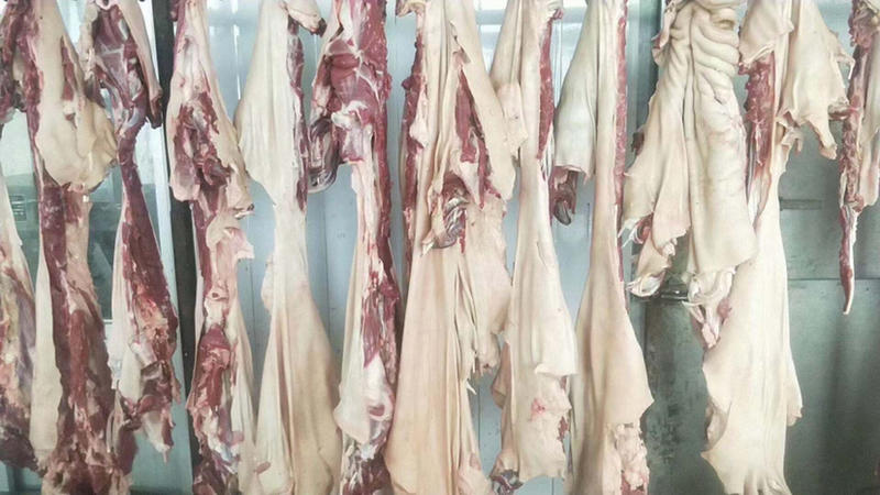 纯干带皮羊肉精修去油前后腿肉质量保障价格低可视频看货