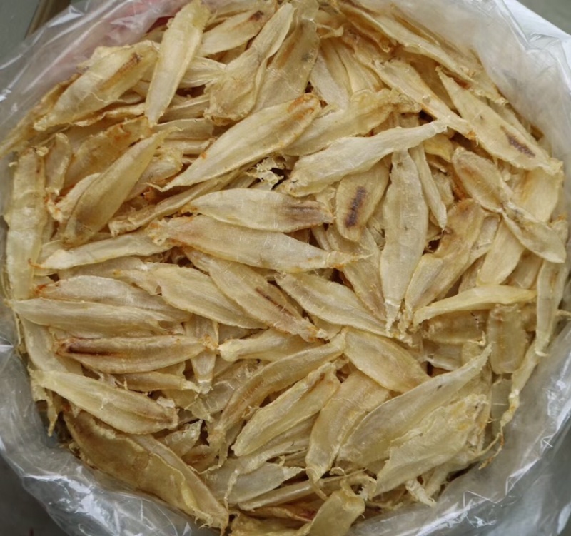 90头大口赤嘴鱼胶花胶批发足干花边完整不腥