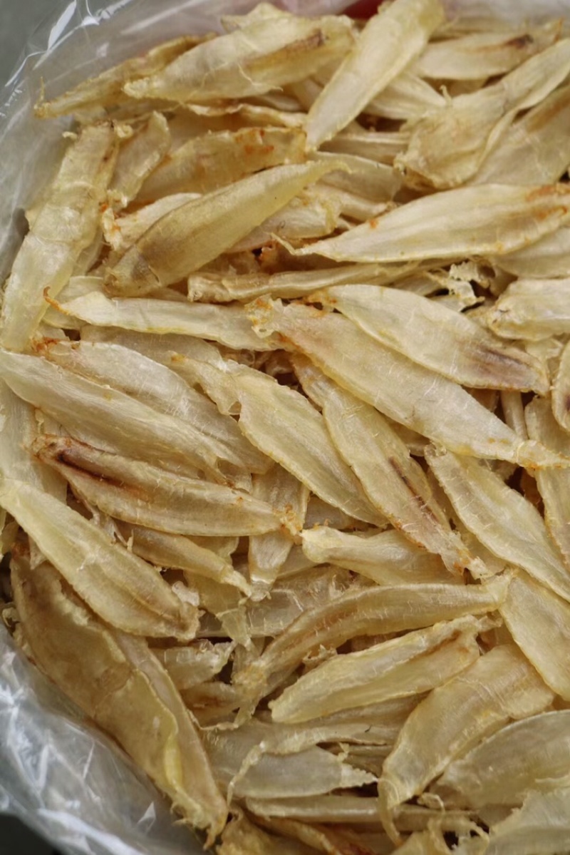90头大口赤嘴鱼胶花胶批发足干花边完整不腥