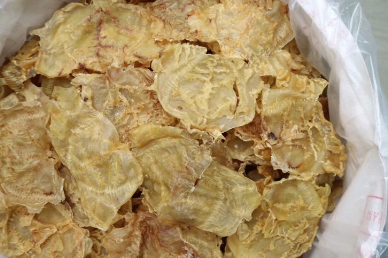 10头开边赤鱼胶鱼胶花胶批发原色货泡发率高