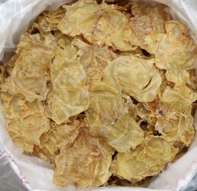 10头开边赤鱼胶鱼胶花胶批发原色货泡发率高