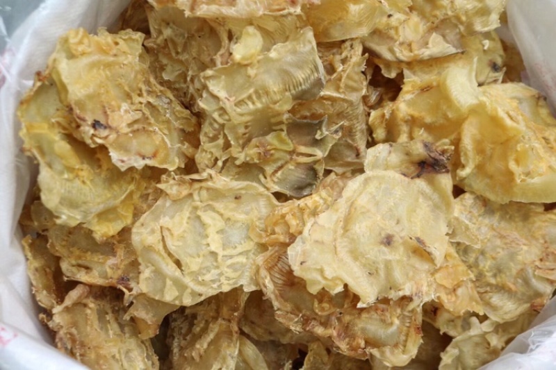 10头开边赤鱼胶鱼胶花胶批发原色货泡发率高