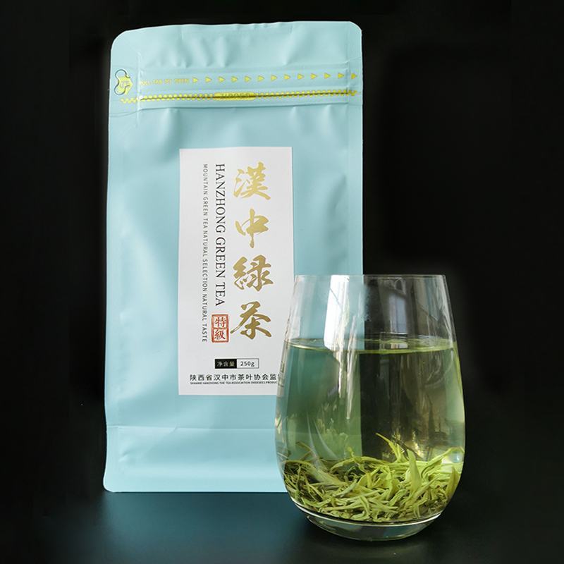 2021明前新茶陕南高山云雾毛峰茶叶陕西汉中毛尖炒青绿茶