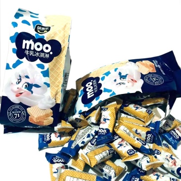 牛乳冰淇淋威化饼干