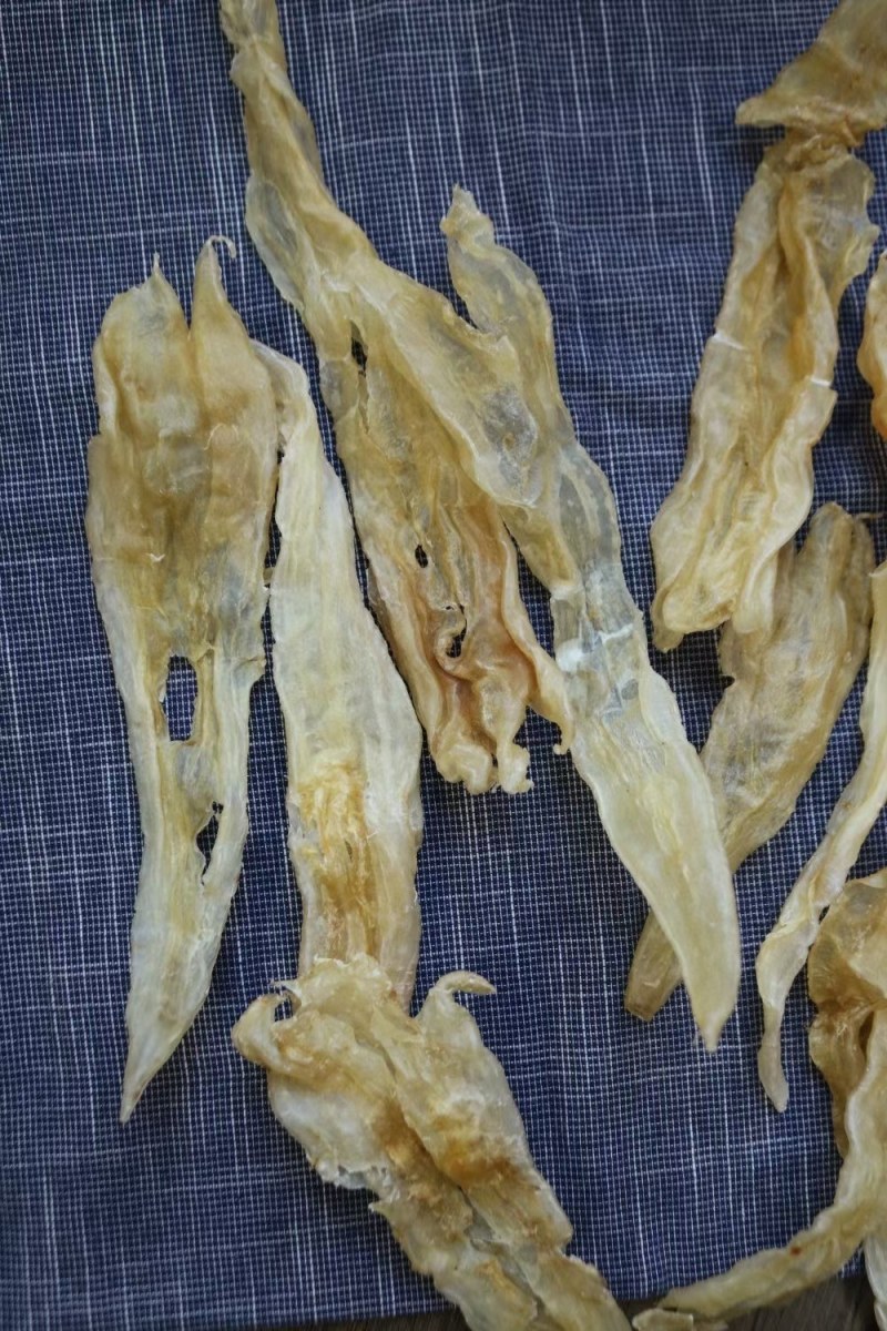 20头阴阳扁条鱼胶花胶批发没有油漂亮货干度好