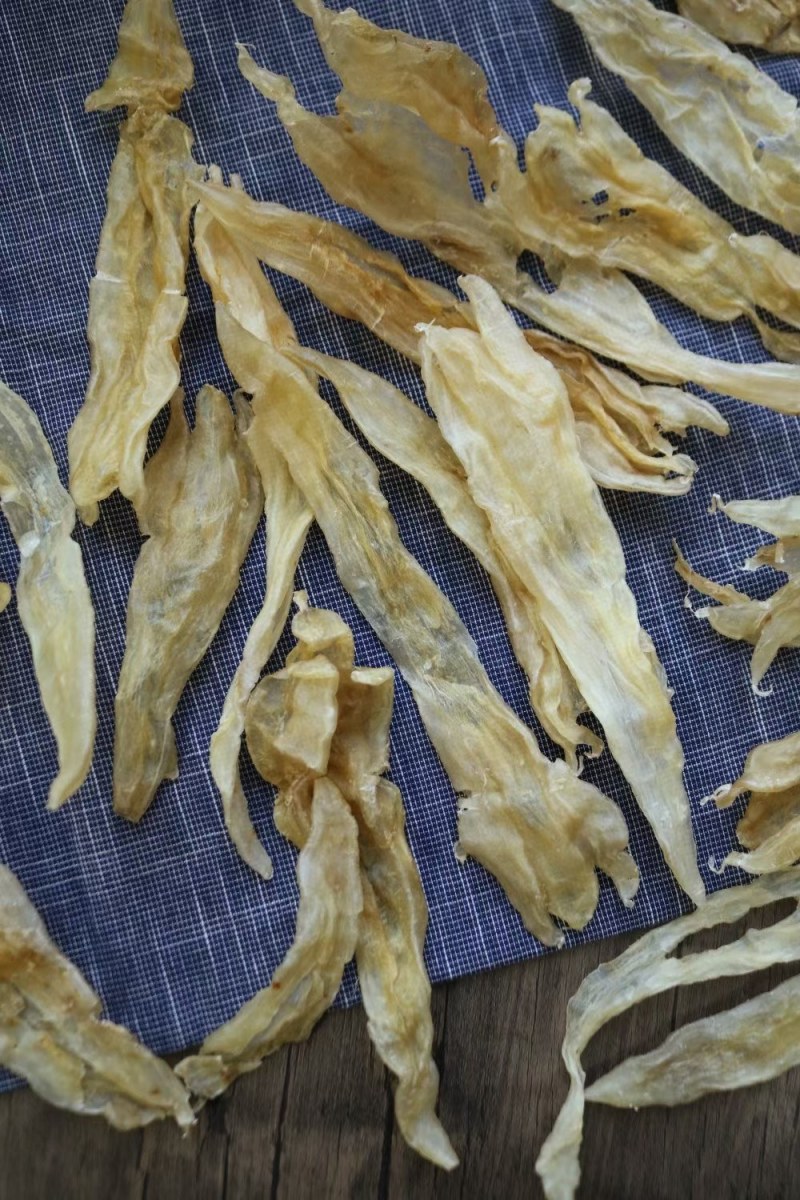 20头阴阳扁条鱼胶花胶批发没有油漂亮货干度好