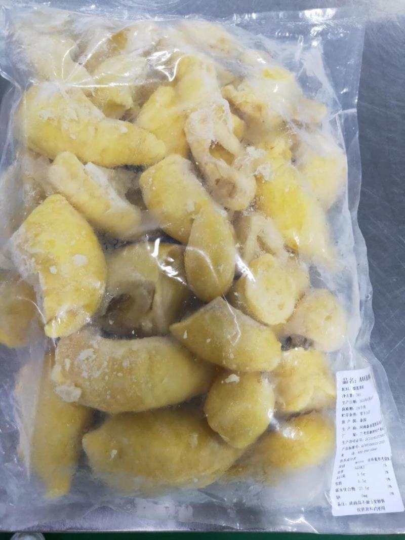 B级榴莲果肉金枕榴莲冻榴莲速冻榴莲烘焙榴莲