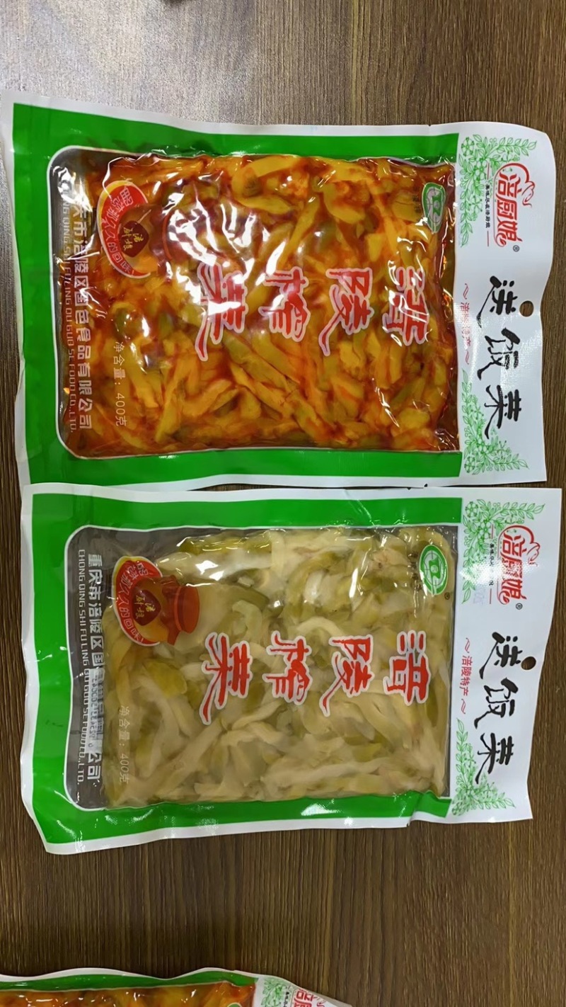 四川榨菜乡镇热卖下饭菜爽口菜咸菜厂家供应