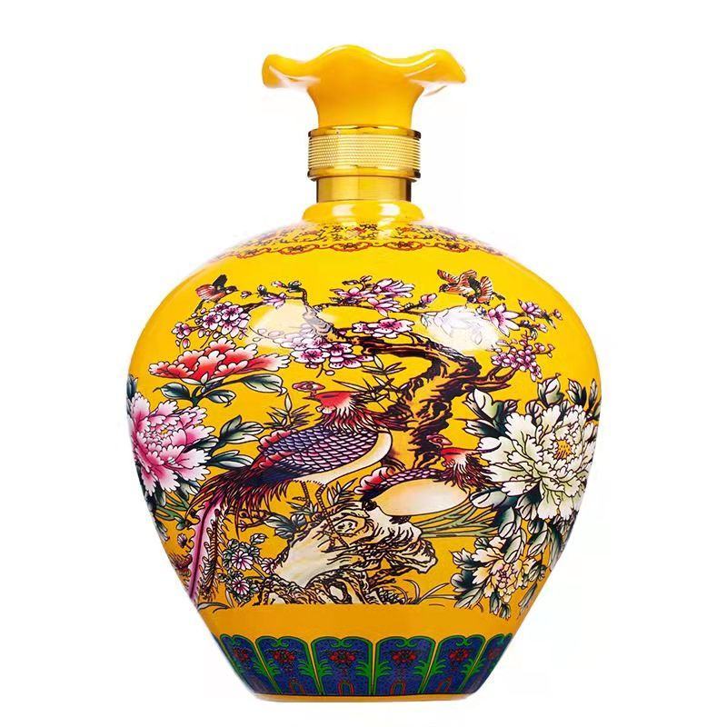 山西杏花村清香型白酒纯粮食地缸发酵高粱酒1.5L礼盒装