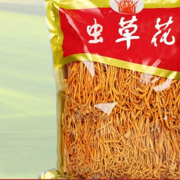 虫草花干货正品新货北蛹金虫草孢子头食用菌菇煲汤