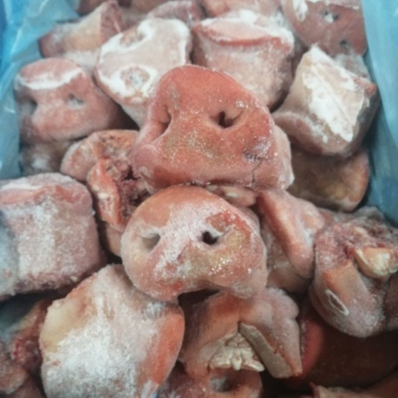 新鲜冷冻猪鼻子带骨猪拱嘴20斤家用饭店卤菜食材包邮