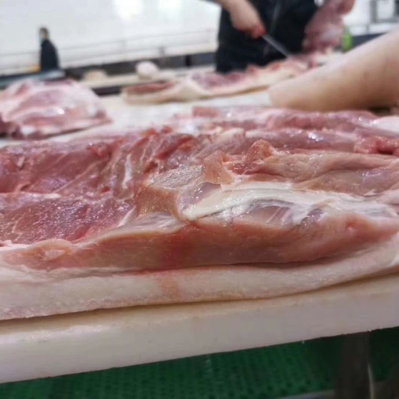 生鲜冷冻后上肉后上肉条带皮后五花肉食堂饭店食材
