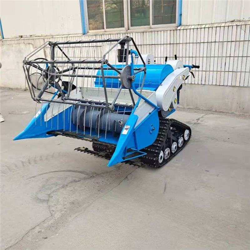 小型水稻小麦收割机家用小型割稻机适用于各种山地丘陵