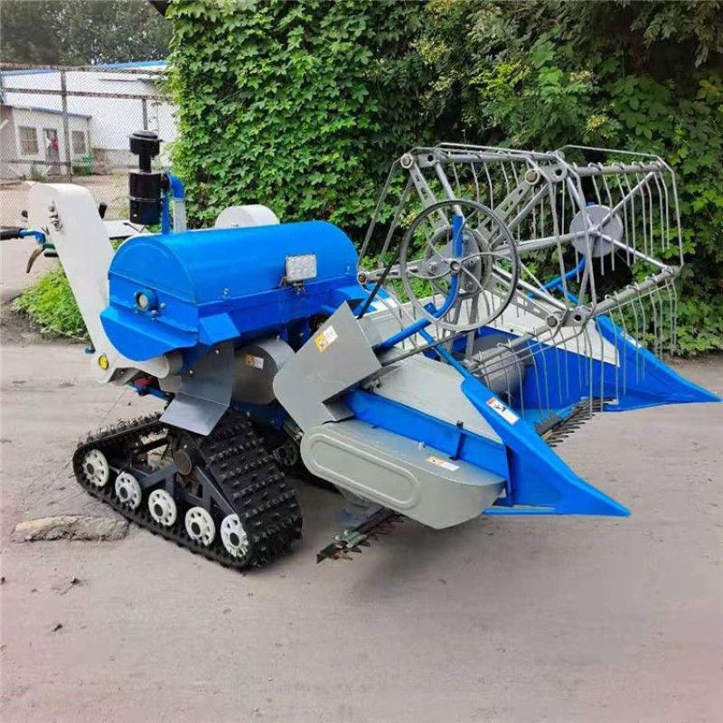 小型水稻小麦收割机家用小型割稻机适用于各种山地丘陵