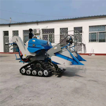 小型水稻小麦收割机家用小型割稻机适用于各种山地丘陵