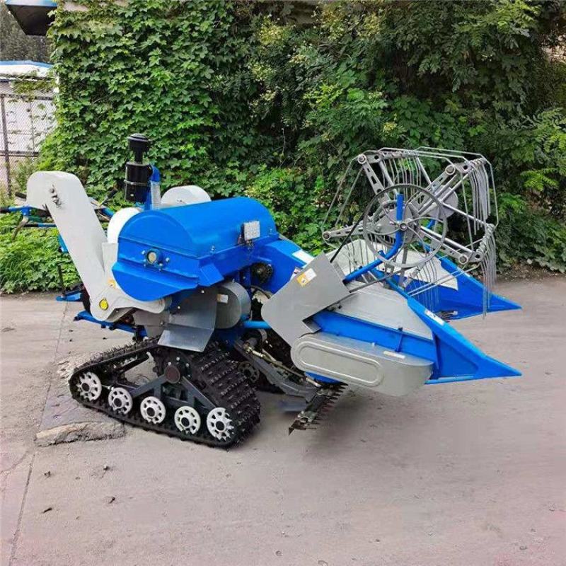 小型水稻小麦收割机家用小型割稻机适用于各种山地丘陵