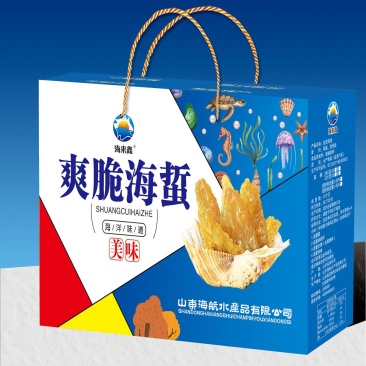 精品盐渍海蜇头礼盒，团购微商电商爆品推荐