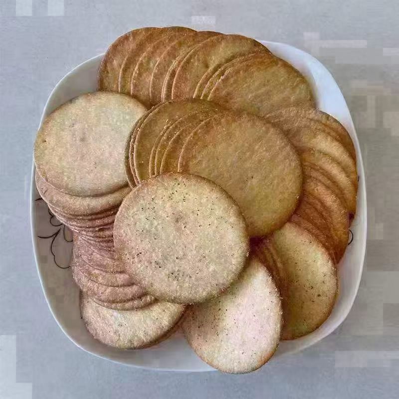 厂家直供地摊批发货源铁棍山药饼干原味香葱海苔孜然番茄味