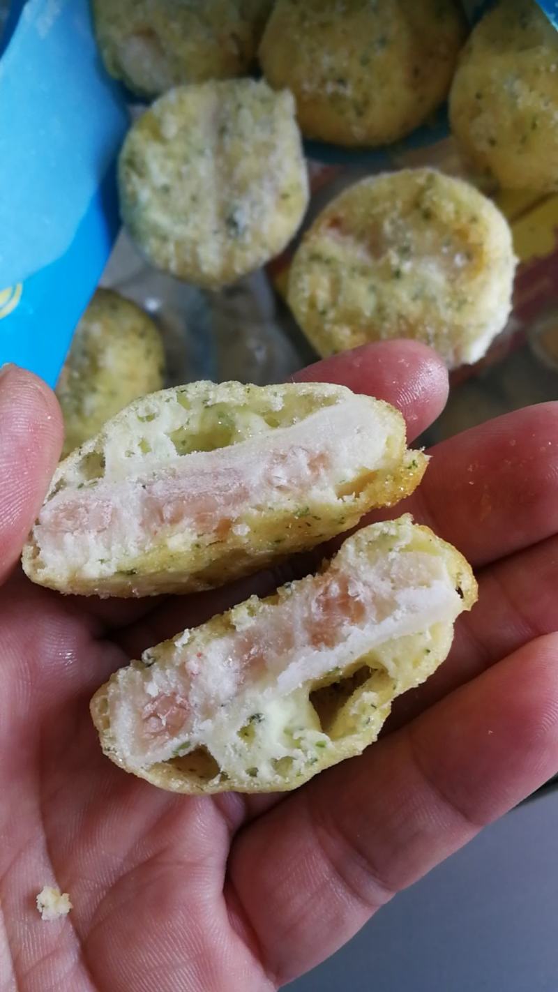 鱼香虾饼食堂餐饮团购专用青岛本地可自提，支持一件代发