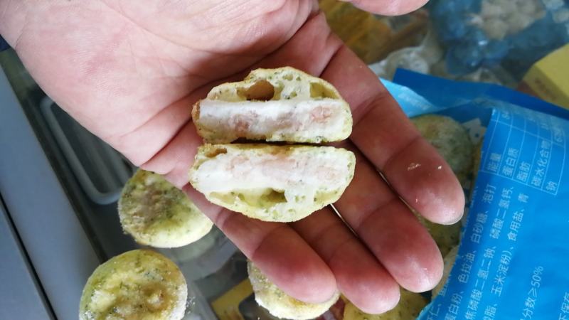 鱼香虾饼食堂餐饮团购专用青岛本地可自提，支持一件代发
