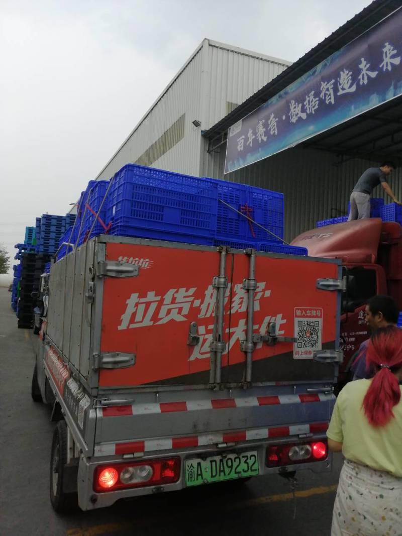 塑料筐蔬菜周转筐周转箱带铁柄塑料箱价加轮子塑料大筐
