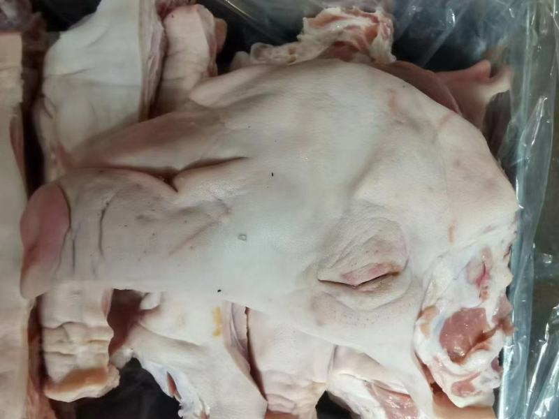新货，新开检疫，18公斤7-8片鸿运当头，猪头肉
