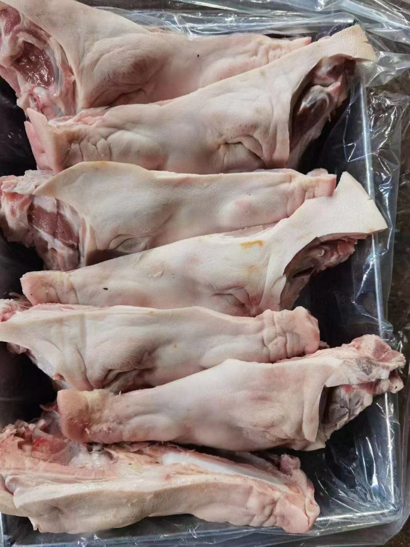 新货，新开检疫，18公斤7-8片鸿运当头，猪头肉