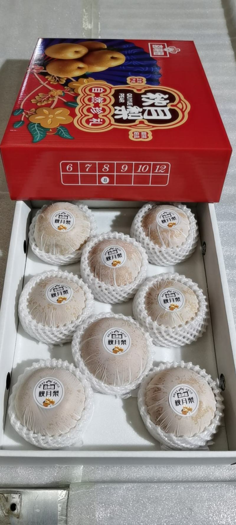 山东青岛胶州市千亩秋月梨9月1日左右大量上市