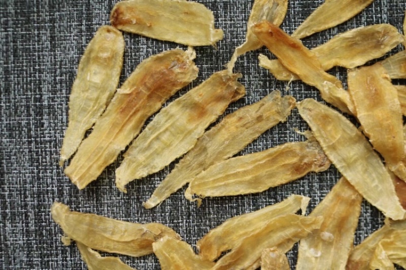 95头三牙赤嘴条鱼胶花胶批发足干货色好有嚼劲